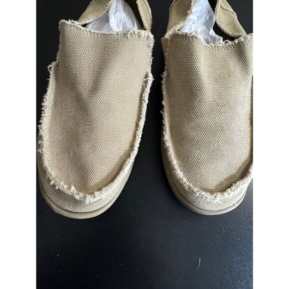 Crocs Santa Cruz Island Khakis Tan Causal Men loafers Shoes Size 8 Vacation - Picture 2 of 13